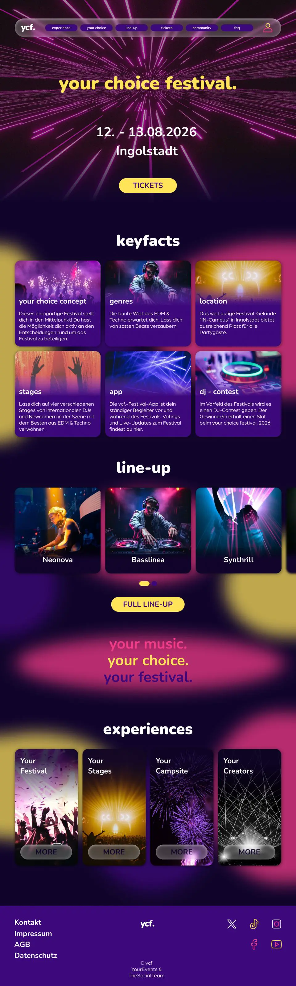 Website Your Choice Festival